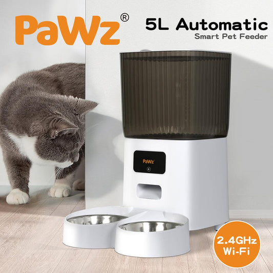 PaWz 5L Automatic Pet Feeder Smart Food Dispenser Timer Feed