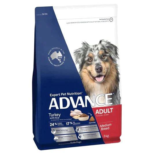 Advance Dog Adult Medium Breed + PaWz Smart Container Bundle
