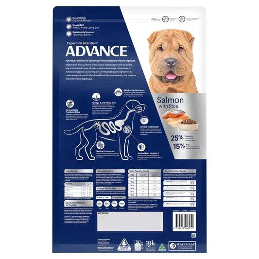 Advance Dog Adult Sensitive Skin & Digestion All Breed Salmon with Rice 13kg