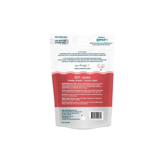 Bell & Bone - Big Puppy Dental Chews - Beef (4 Pack 28 Sticks)